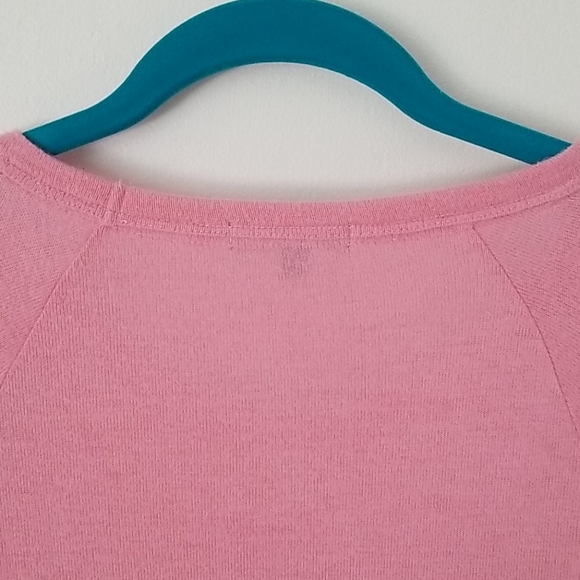 PJ Salvage Let's Flamingle Pink Long Sleeve Top-S - Picture 7 of 12